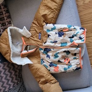 Patagonia reversible fleece jacket size 4T